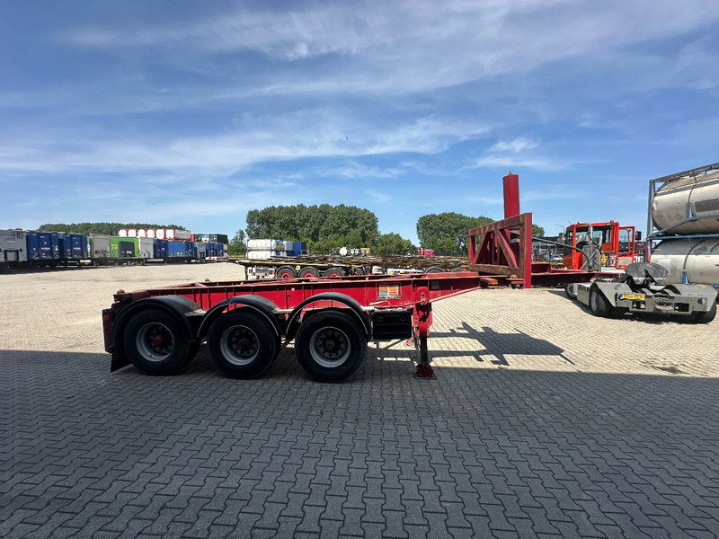 Van Hool 3 AXLE 20FT TIPPING-CHASSIS, BPW + disc, liftaxle, steering axle, BROKEN HYVA-CYLINDER - סמיטריילר מוביל מכולות/ החלפת גוף: תמונה 3 Van Hool 3 AXLE 20FT TIPPING-CHASSIS, BPW + disc, liftaxle, steering axle, BROKEN HYVA-CYLINDER - סמיטריילר מוביל מכולות/ החלפת גוף: תמונה 3