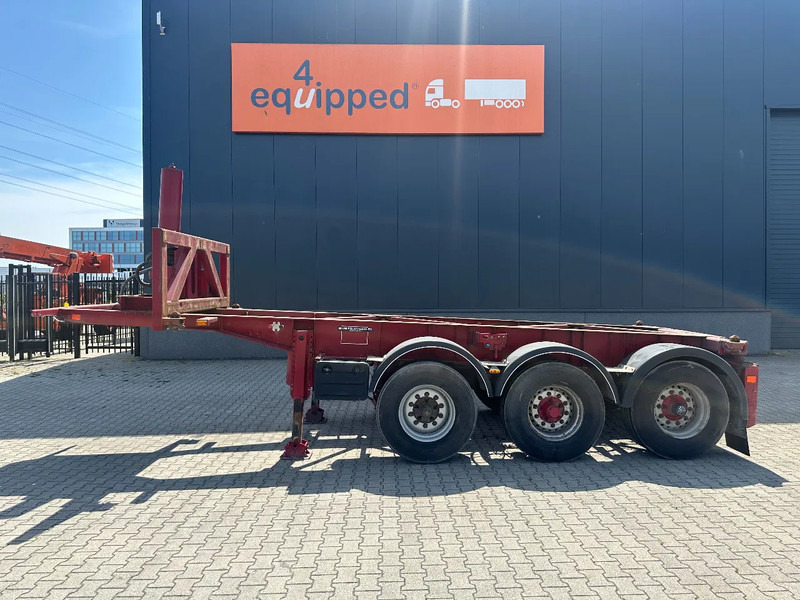 Van Hool 3 AXLE 20FT TIPPING-CHASSIS, BPW + disc, liftaxle, steering axle, BROKEN HYVA-CYLINDER - סמיטריילר מוביל מכולות/ החלפת גוף: תמונה 2 Van Hool 3 AXLE 20FT TIPPING-CHASSIS, BPW + disc, liftaxle, steering axle, BROKEN HYVA-CYLINDER - סמיטריילר מוביל מכולות/ החלפת גוף: תמונה 2