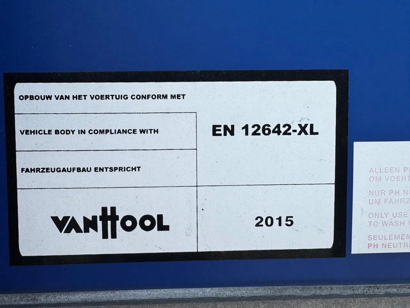סמיטריילר עם וילונות צד Van Hool galvanized, BPW + drumbrakes, alu dropsides, Code-XL, 10x available: תמונה 12
