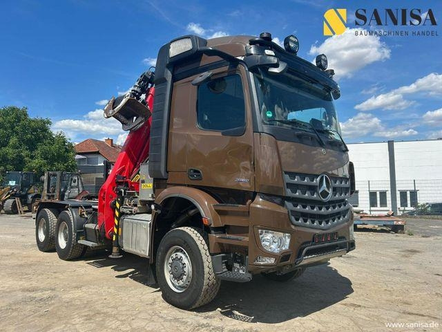 MERCEDES-BENZ Arocs 3351/6x6/Palfinger Epolsion S260/Langholz - משאית עץ: תמונה 2 MERCEDES-BENZ Arocs 3351/6x6/Palfinger Epolsion S260/Langholz - משאית עץ: תמונה 2