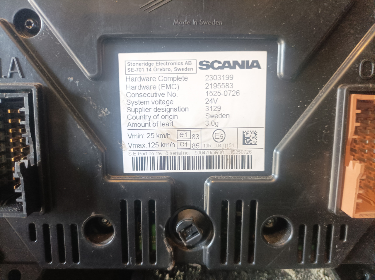 Scania Scania - לוח מחוונים: תמונה 2 Scania Scania - לוח מחוונים: תמונה 2