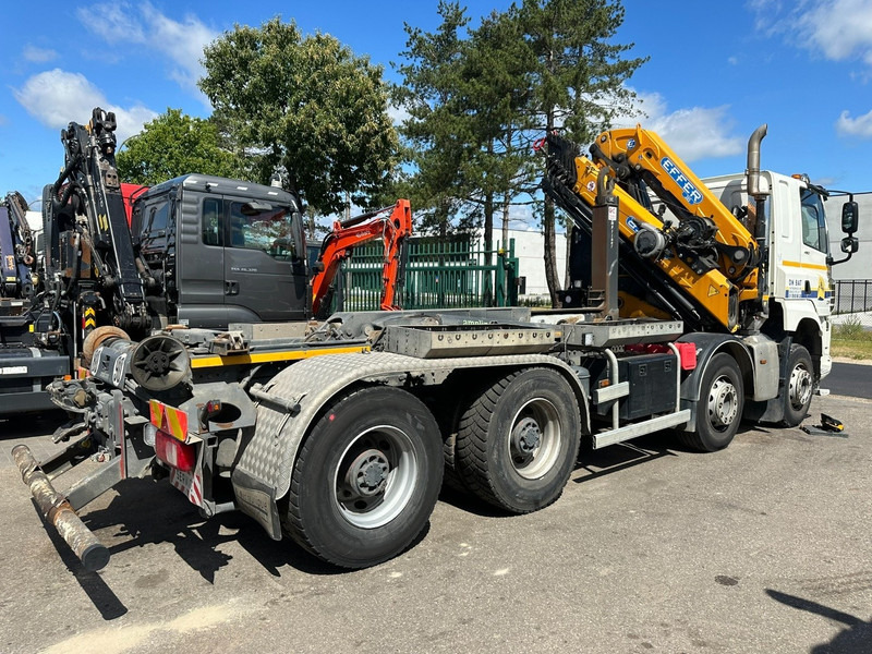 DAF CF 480 8x4 HOOKLIFT + CRANE (19m!) EFFER 205 / 6S + WINCH - RETARDER - *165.000km* - VERY NICE - משאית הרמת וו, משאית מנוף: תמונה 4 DAF CF 480 8x4 HOOKLIFT + CRANE (19m!) EFFER 205 / 6S + WINCH - RETARDER - *165.000km* - VERY NICE - משאית הרמת וו, משאית מנוף: תמונה 4