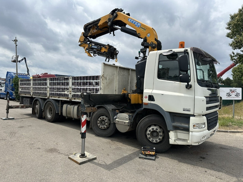 DAF CF 85.360 8x2 + CRANE (25m!) EFFER 305 6S + JIB 4S + ROTATOR - PLATORM 7m60 - LIFT + STEERING AXLE - EURO 5 - BE - משאית מנוף: תמונה 2 DAF CF 85.360 8x2 + CRANE (25m!) EFFER 305 6S + JIB 4S + ROTATOR - PLATORM 7m60 - LIFT + STEERING AXLE - EURO 5 - BE - משאית מנוף: תמונה 2