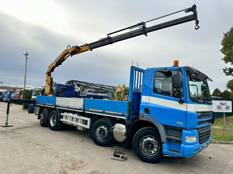 DAF CF 85.360 8x2 PLATFORM 7m35 + CRANE EFFER 165-3S + RADIO - MANUAL GEARBOX ZF - EURO 5 - BE TRUCK - משאית מנוף: תמונה 1 DAF CF 85.360 8x2 PLATFORM 7m35 + CRANE EFFER 165-3S + RADIO - MANUAL GEARBOX ZF - EURO 5 - BE TRUCK - משאית מנוף: תמונה 1