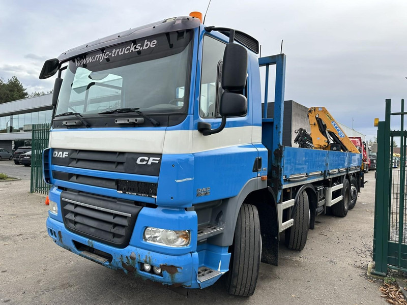 DAF CF 85.360 8x2 PRITSCHE 7m35 + KRAN EFFER 165-3S + RADIO - MANUAL GEARBOX ZF - EURO 5 - BE TRUCK - משאית צד נופל/ שטוחה, משאית מנוף: תמונה 4 DAF CF 85.360 8x2 PRITSCHE 7m35 + KRAN EFFER 165-3S + RADIO - MANUAL GEARBOX ZF - EURO 5 - BE TRUCK - משאית צד נופל/ שטוחה, משאית מנוף: תמונה 4