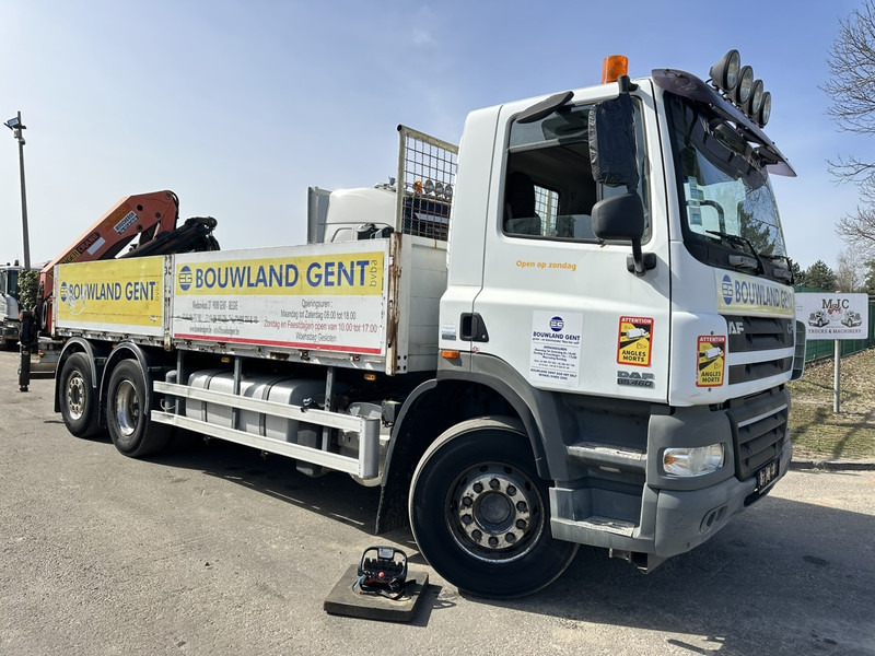 DAF CF 85.460 6x2 LIFT+LENK ACHSE + KRAN PALFINGER PK 18500 (3x) + RADIO + ROTATOR - EURO 5 - AS TRONIC - BE TRUCK - משאית צד נופל/ שטוחה, משאית מנוף: תמונה 1 DAF CF 85.460 6x2 LIFT+LENK ACHSE + KRAN PALFINGER PK 18500 (3x) + RADIO + ROTATOR - EURO 5 - AS TRONIC - BE TRUCK - משאית צד נופל/ שטוחה, משאית מנוף: תמונה 1