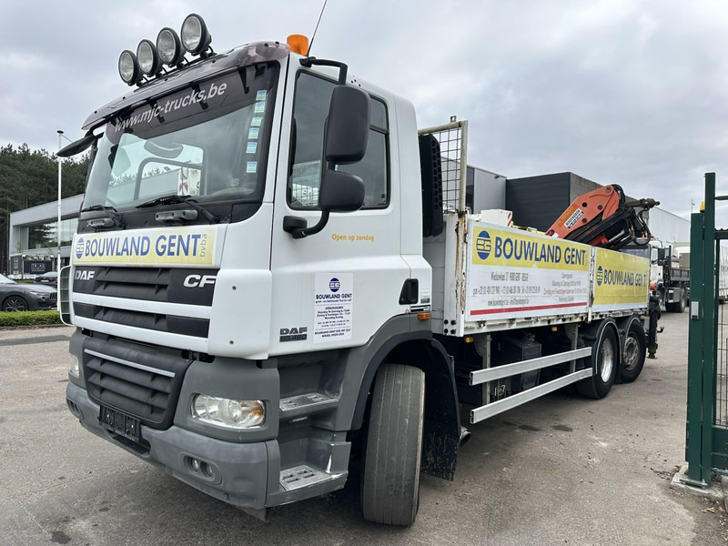DAF CF 85.460 6x2 LIFT+LENK ACHSE + KRAN PALFINGER PK 18500 (3x) + RADIO + ROTATOR - EURO 5 - AS TRONIC - BE TRUCK - משאית צד נופל/ שטוחה, משאית מנוף: תמונה 4 DAF CF 85.460 6x2 LIFT+LENK ACHSE + KRAN PALFINGER PK 18500 (3x) + RADIO + ROTATOR - EURO 5 - AS TRONIC - BE TRUCK - משאית צד נופל/ שטוחה, משאית מנוף: תמונה 4