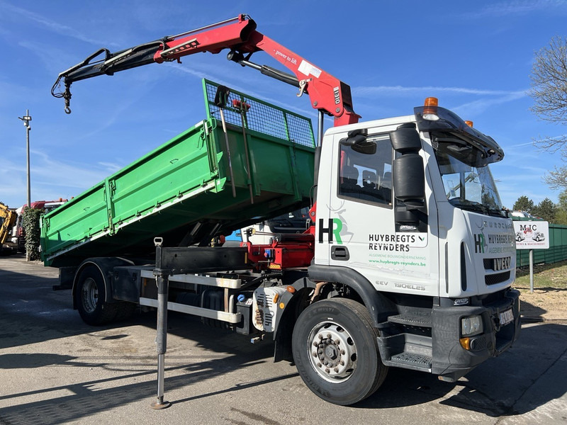 Iveco Eurocargo 190EL25 KIPPER + KRAAN HMF 1310 K2 (8,3m) - *138.709km* - EURO V EEV - מזהיר, משאית מנוף: תמונה 1 Iveco Eurocargo 190EL25 KIPPER + KRAAN HMF 1310 K2 (8,3m) - *138.709km* - EURO V EEV - מזהיר, משאית מנוף: תמונה 1