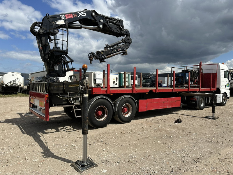 Kwb 2-AXLES PLATFORM + CRANE + HIAB 377 E-4 HIPRO + JIB 100X-3 + RADIO + ROTATOR - SAF axles - AIR SUSPENISION - BELGIAN REG. - סמיטריילר צד נופל/ שטוח: תמונה 2 Kwb 2-AXLES PLATFORM + CRANE + HIAB 377 E-4 HIPRO + JIB 100X-3 + RADIO + ROTATOR - SAF axles - AIR SUSPENISION - BELGIAN REG. - סמיטריילר צד נופל/ שטוח: תמונה 2