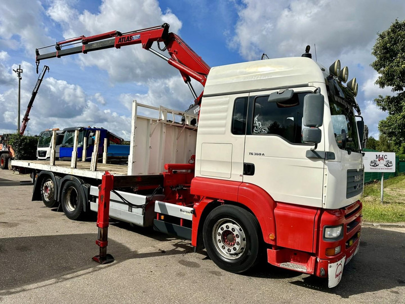 MAN TG 360 A 6x2 + CRANE ATLAS 100.1 A3 - PLATFORM 5m80 - E3 - LIFT-AXLE - FULL AIR SUSPENSION - ZF AS TRONIC - BE TRUCK - משאית מנוף: תמונה 1 MAN TG 360 A 6x2 + CRANE ATLAS 100.1 A3 - PLATFORM 5m80 - E3 - LIFT-AXLE - FULL AIR SUSPENSION - ZF AS TRONIC - BE TRUCK - משאית מנוף: תמונה 1