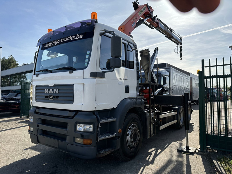 MAN TGA 33.360 6x4 HAAKSYSTEEM + KRAAN PALFINGER PK 15002 - MANUEEL - BLADVERIGN - NAAFREDUCTIE - BE TRUCK - משאית הרמת וו, משאית מנוף: תמונה 3 MAN TGA 33.360 6x4 HAAKSYSTEEM + KRAAN PALFINGER PK 15002 - MANUEEL - BLADVERIGN - NAAFREDUCTIE - BE TRUCK - משאית הרמת וו, משאית מנוף: תמונה 3