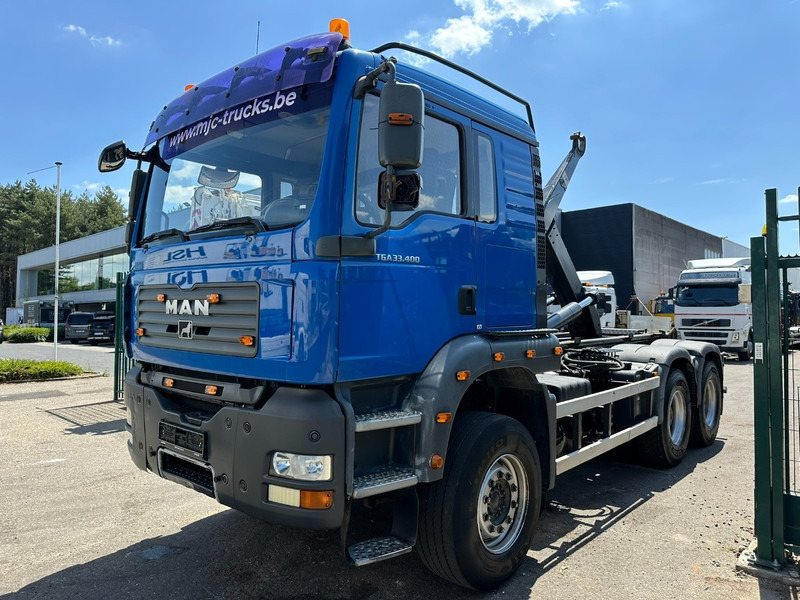 MAN TGA 33.400 6X4 HOOKLIFT AJK NHS20-4930mm - WB 3m60 - MANUAL ZF - STEEL SPRING / BLATT - BIG AXLES / AP ACHSEN - משאית הרמת וו: תמונה 3 MAN TGA 33.400 6X4 HOOKLIFT AJK NHS20-4930mm - WB 3m60 - MANUAL ZF - STEEL SPRING / BLATT - BIG AXLES / AP ACHSEN - משאית הרמת וו: תמונה 3