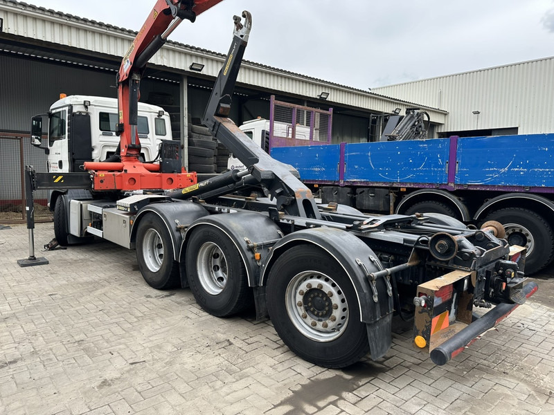 MAN TGS 35.400 8x4 TRIDEM HOOKLIFT T22 + CRANE PALFINGER PK 18001 EH + RADIO - EURO 5 - LIFT/STEERING AXLE - BE TRUCK - משאית הרמת וו, משאית מנוף: תמונה 4 MAN TGS 35.400 8x4 TRIDEM HOOKLIFT T22 + CRANE PALFINGER PK 18001 EH + RADIO - EURO 5 - LIFT/STEERING AXLE - BE TRUCK - משאית הרמת וו, משאית מנוף: תמונה 4