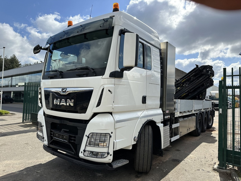 MAN TGX 35.420 8x4-4 TRIDEM PRTISCHE 6m40 + KRAN (26m!) HIAB X-HIPRO 408 E-5 + JIB 100X-5 - *306.245km* - BE TRUCK - משאית צד נופל/ שטוחה, משאית מנוף: תמונה 3 MAN TGX 35.420 8x4-4 TRIDEM PRTISCHE 6m40 + KRAN (26m!) HIAB X-HIPRO 408 E-5 + JIB 100X-5 - *306.245km* - BE TRUCK - משאית צד נופל/ שטוחה, משאית מנוף: תמונה 3
