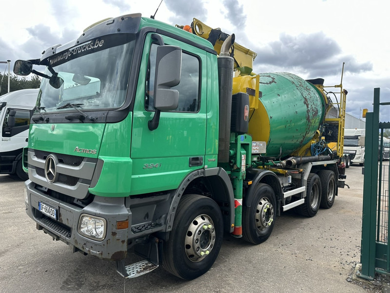 Mercedes-Benz ACTROS 3241 8x4 PUMI PM M 21-3 (21m) Putzmeister - *238.000km* / 1586H - EPS - BLADVERING / NAAFREDUCTIE - משאית מערבלת בטון: תמונה 3 Mercedes-Benz ACTROS 3241 8x4 PUMI PM M 21-3 (21m) Putzmeister - *238.000km* / 1586H - EPS - BLADVERING / NAAFREDUCTIE - משאית מערבלת בטון: תמונה 3
