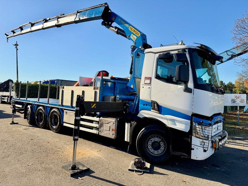 Renault C480 8x4 TRIDEM + CRANE (20m!) PALFINGER PK33002-EH E (6x) - PLATFORM 8m25 - LIFT/STEERING - GOOD TIRES - BE TRUCK - משאית מנוף: תמונה 1 Renault C480 8x4 TRIDEM + CRANE (20m!) PALFINGER PK33002-EH E (6x) - PLATFORM 8m25 - LIFT/STEERING - GOOD TIRES - BE TRUCK - משאית מנוף: תמונה 1