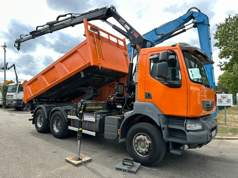 Renault KERAX 380 DXI 6x4 TIPPER + CRANE HIAB 144 B-3 - RADIO - *246.000km* - RETARDER - BORDMATIC - EURO 5 - מזהיר, משאית מנוף: תמונה 1 Renault KERAX 380 DXI 6x4 TIPPER + CRANE HIAB 144 B-3 - RADIO - *246.000km* - RETARDER - BORDMATIC - EURO 5 - מזהיר, משאית מנוף: תמונה 1