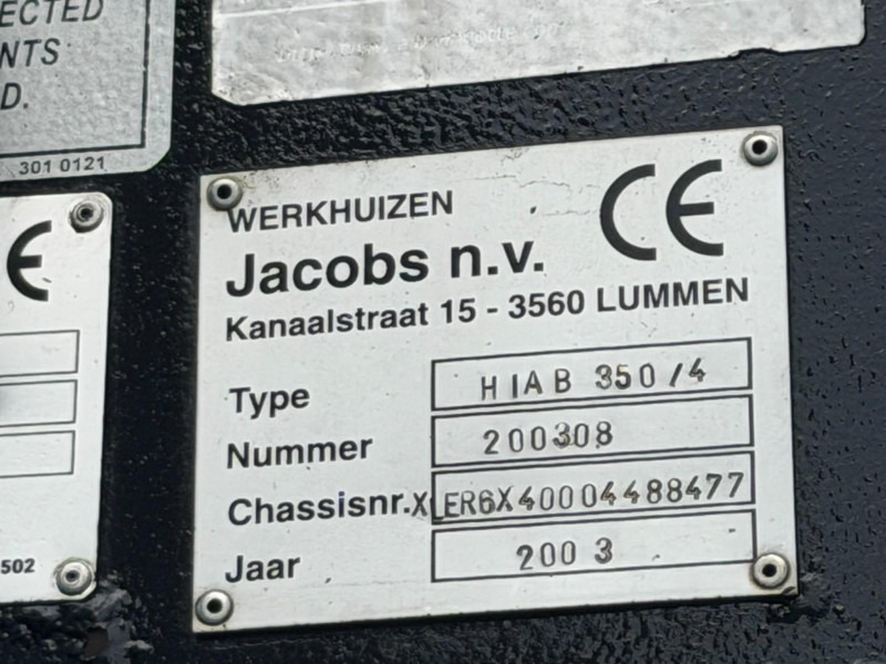 Scania 164L-480 V8 6x4 BAUSTOFF + KRAN HIAB 350-4 + JIB 90-4 - *TOP ZUSTAND* - ROTATOR - RADIO - RETARDER - BLATT / AP ACHSEN - BELGISCHE LKW - משאית צד נופל/ שטוחה, משאית מנוף: תמונה 5 Scania 164L-480 V8 6x4 BAUSTOFF + KRAN HIAB 350-4 + JIB 90-4 - *TOP ZUSTAND* - ROTATOR - RADIO - RETARDER - BLATT / AP ACHSEN - BELGISCHE LKW - משאית צד נופל/ שטוחה, משאית מנוף: תמונה 5