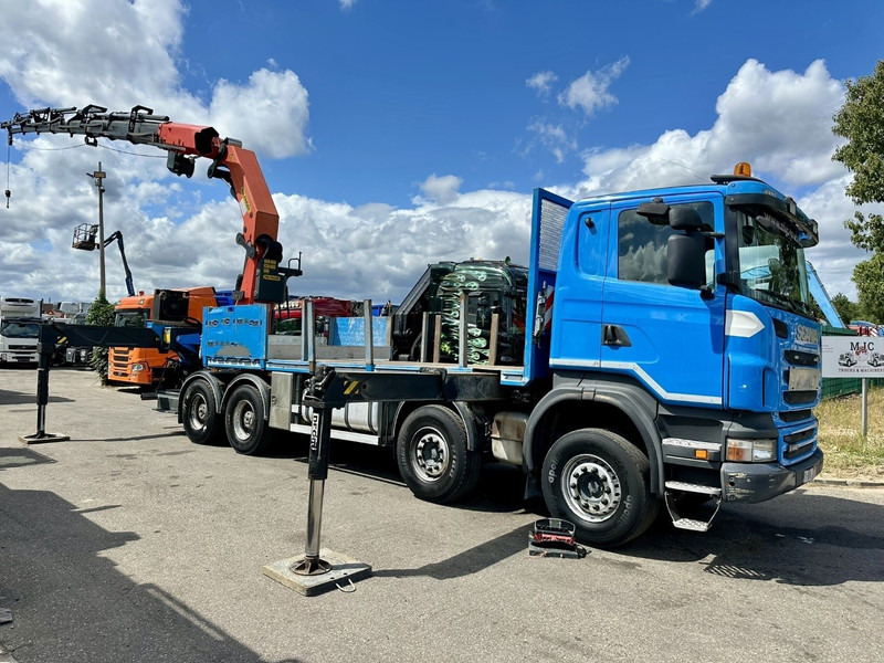 Scania G440 8x4 + (26.5m!) CRANE PALFINGER PK78002 SH G 8x + 1 + WINCH - PLATFORM 6m25 - MANUAL - HUB REDUCTION - STEEL SPRING - EURO 5 - BE TRUCK - משאית מנוף: תמונה 1 Scania G440 8x4 + (26.5m!) CRANE PALFINGER PK78002 SH G 8x + 1 + WINCH - PLATFORM 6m25 - MANUAL - HUB REDUCTION - STEEL SPRING - EURO 5 - BE TRUCK - משאית מנוף: תמונה 1