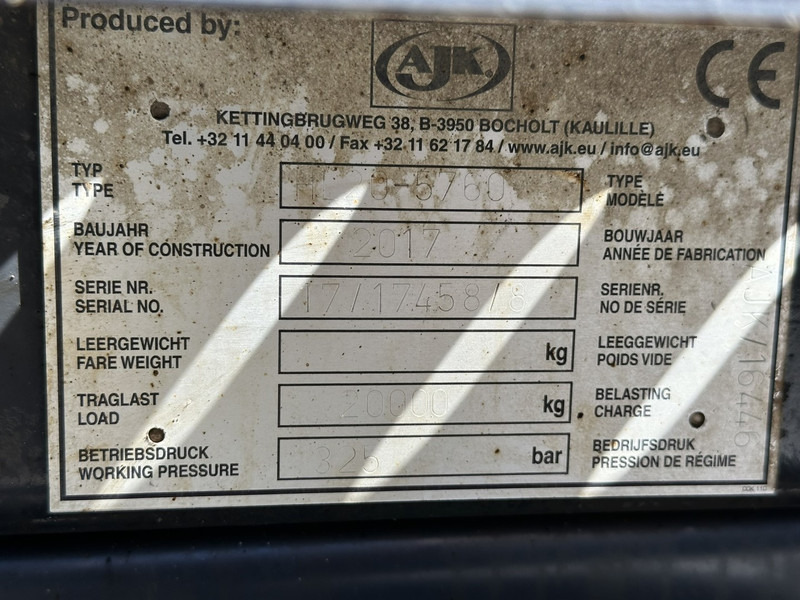 משאית הרמת וו Scania G450 6x4 HOOKLIFT AJK 20T - 5760mm - 3m90 WB - HUB REDUCTION / STEEL SUSP. - EURO 6 - BE TRUCK: תמונה 13