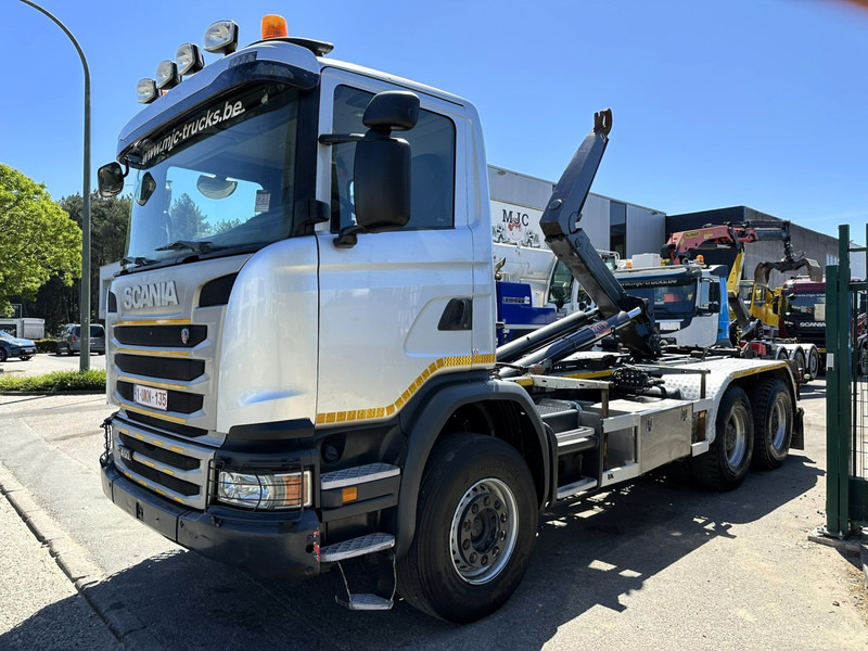 Scania G450 6x4 HOOKLIFT AJK 20T - 5760mm - 3m90 WB - HUB REDUCTION / STEEL SUSP. - EURO 6 - BE TRUCK - משאית הרמת וו: תמונה 3 Scania G450 6x4 HOOKLIFT AJK 20T - 5760mm - 3m90 WB - HUB REDUCTION / STEEL SUSP. - EURO 6 - BE TRUCK - משאית הרמת וו: תמונה 3