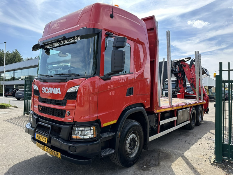 Scania G500 XT 6x4 WOOD / TIMBER / HOLZ CRANE PALFINGER EPSILON Q150Z + RETARDER - FULL AIR SUSP. - BE TRUCK - משאית עץ, משאית מנוף: תמונה 3 Scania G500 XT 6x4 WOOD / TIMBER / HOLZ CRANE PALFINGER EPSILON Q150Z + RETARDER - FULL AIR SUSP. - BE TRUCK - משאית עץ, משאית מנוף: תמונה 3