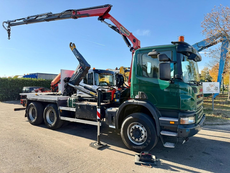 Scania P400 6x4 ABROLLKIPPER + KRAN PALFINGER PK9001 EH - RETARDER - 5/6F + ROTATOR + RADIO - WB 3m90 - EURO 5 - HUB REDUCTION / SPRING - BE TRUCK - משאית הרמת וו: תמונה 2 Scania P400 6x4 ABROLLKIPPER + KRAN PALFINGER PK9001 EH - RETARDER - 5/6F + ROTATOR + RADIO - WB 3m90 - EURO 5 - HUB REDUCTION / SPRING - BE TRUCK - משאית הרמת וו: תמונה 2