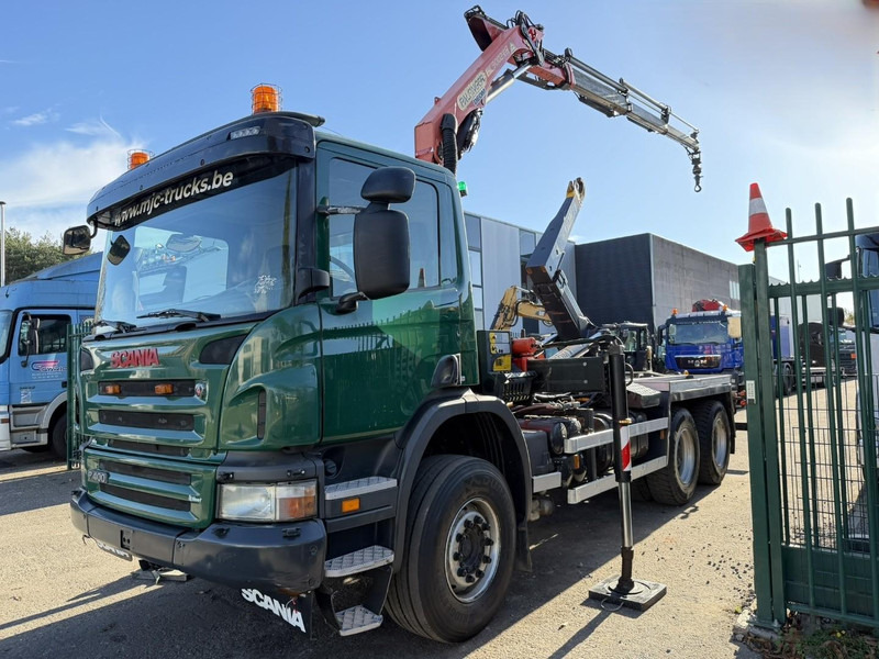 Scania P400 6x4 HOOKLIFT + CRANE PALFINGER PK9001 EH - RETARDER - 5/6F + ROTATOR + RADIO - WB 3m90 - EURO 5 - HUB REDUCTION / SPRING - BE TRUCK - משאית הרמת וו, משאית מנוף: תמונה 4 Scania P400 6x4 HOOKLIFT + CRANE PALFINGER PK9001 EH - RETARDER - 5/6F + ROTATOR + RADIO - WB 3m90 - EURO 5 - HUB REDUCTION / SPRING - BE TRUCK - משאית הרמת וו, משאית מנוף: תמונה 4