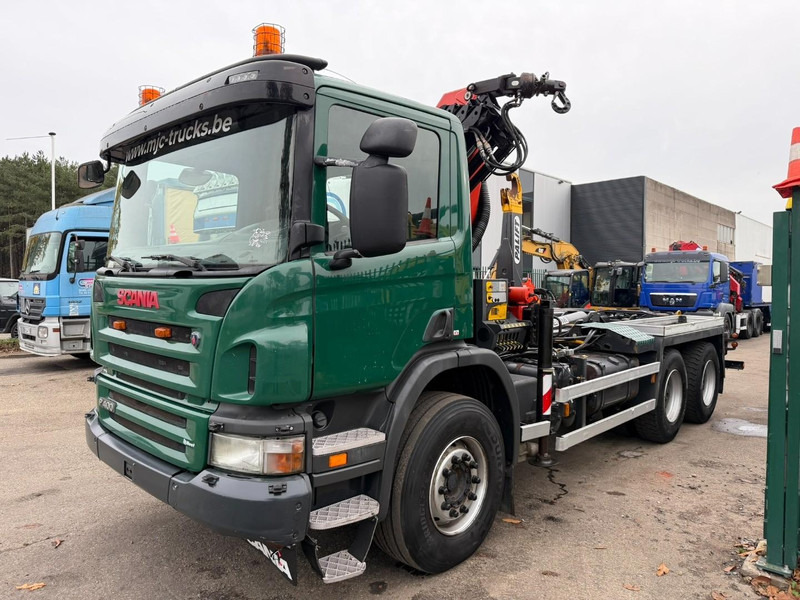 Scania P400 6x4 HOOKLIFT + CRANE PALFINGER PK9001 EH - RETARDER - 5/6F + ROTATOR + RADIO - WB 3m90 - EURO 5 - HUB REDUCTION / SPRING - BE TRUCK - משאית הרמת וו, משאית מנוף: תמונה 3 Scania P400 6x4 HOOKLIFT + CRANE PALFINGER PK9001 EH - RETARDER - 5/6F + ROTATOR + RADIO - WB 3m90 - EURO 5 - HUB REDUCTION / SPRING - BE TRUCK - משאית הרמת וו, משאית מנוף: תמונה 3