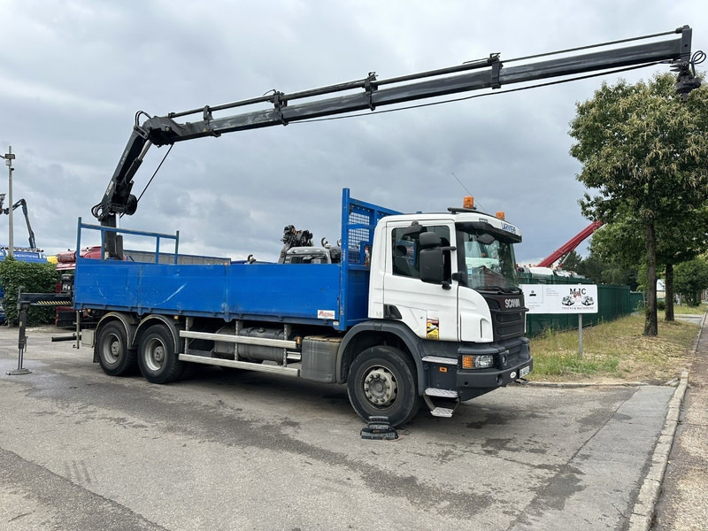 Scania P410 6x4 + CRANE HIAB 166 ES-4 - RETARDER - ROTATOR - PLATFORM 6m80 - BIG AXLES HUB REDUCTION - STEEL SPRING - משאית מנוף: תמונה 1 Scania P410 6x4 + CRANE HIAB 166 ES-4 - RETARDER - ROTATOR - PLATFORM 6m80 - BIG AXLES HUB REDUCTION - STEEL SPRING - משאית מנוף: תמונה 1