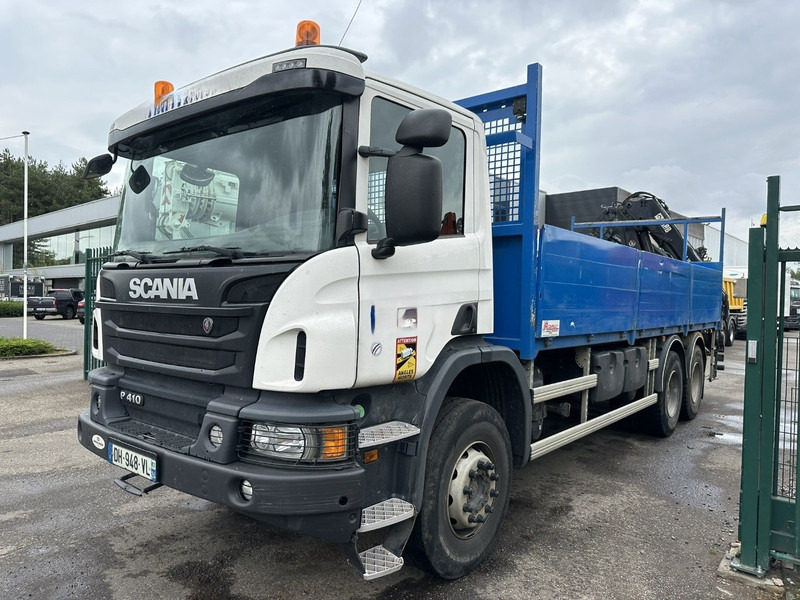 Scania P410 6x4 + CRANE HIAB 166 ES-4 - RETARDER - ROTATOR - PLATFORM 6m80 - BIG AXLES HUB REDUCTION - STEEL SPRING - משאית מנוף: תמונה 4 Scania P410 6x4 + CRANE HIAB 166 ES-4 - RETARDER - ROTATOR - PLATFORM 6m80 - BIG AXLES HUB REDUCTION - STEEL SPRING - משאית מנוף: תמונה 4