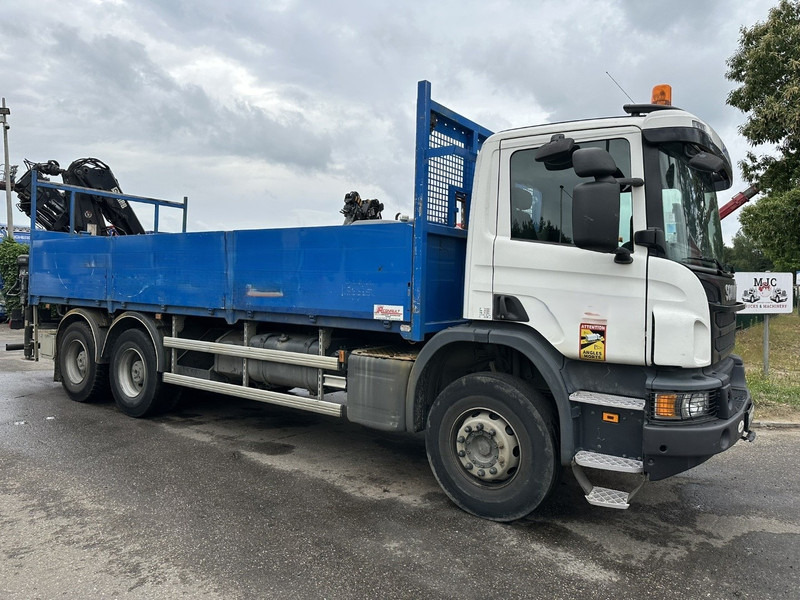 Scania P410 6x4 + CRANE HIAB 166 ES-4 - RETARDER - ROTATOR - PLATFORM 6m80 - BIG AXLES HUB REDUCTION - STEEL SPRING - משאית מנוף: תמונה 2 Scania P410 6x4 + CRANE HIAB 166 ES-4 - RETARDER - ROTATOR - PLATFORM 6m80 - BIG AXLES HUB REDUCTION - STEEL SPRING - משאית מנוף: תמונה 2