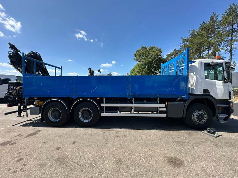 Scania P410 6x4 PRITSCHE + KRAN HIAB 166 ES-4 - RETARDER - ROTATOR - PLATFORM 6m80 - BIG AXLES HUB REDUCTION - STEEL SPRING - משאית צד נופל/ שטוחה, משאית מנוף: תמונה 5 Scania P410 6x4 PRITSCHE + KRAN HIAB 166 ES-4 - RETARDER - ROTATOR - PLATFORM 6m80 - BIG AXLES HUB REDUCTION - STEEL SPRING - משאית צד נופל/ שטוחה, משאית מנוף: תמונה 5