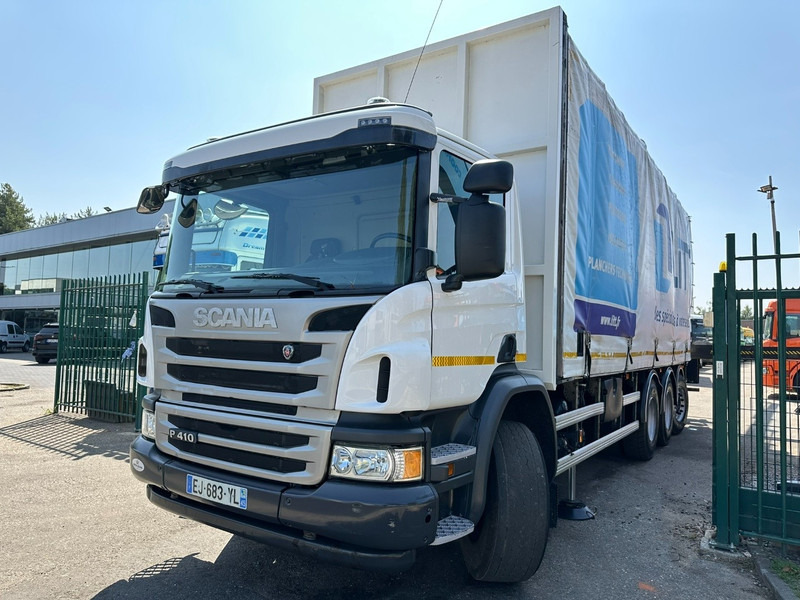 Scania P410 8x4 TRIDEM PRITSCHE PLANE + KRAN HIAB 244 EP-4 HIDUO - RETARDER - LIFT + STEERING AXLE - *327.000km* - RADIO - משאית וילונות צד, משאית מנוף: תמונה 4 Scania P410 8x4 TRIDEM PRITSCHE PLANE + KRAN HIAB 244 EP-4 HIDUO - RETARDER - LIFT + STEERING AXLE - *327.000km* - RADIO - משאית וילונות צד, משאית מנוף: תמונה 4