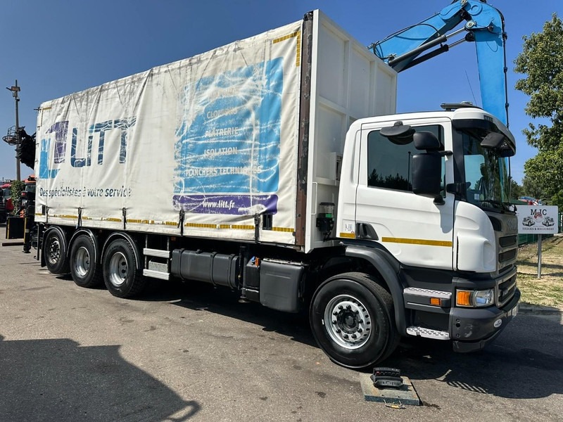 Scania P410 8x4 TRIDEM PRITSCHE PLANE + KRAN HIAB 244 EP-4 HIDUO - RETARDER - LIFT + STEERING AXLE - *327.000km* - RADIO - משאית וילונות צד, משאית מנוף: תמונה 3 Scania P410 8x4 TRIDEM PRITSCHE PLANE + KRAN HIAB 244 EP-4 HIDUO - RETARDER - LIFT + STEERING AXLE - *327.000km* - RADIO - משאית וילונות צד, משאית מנוף: תמונה 3