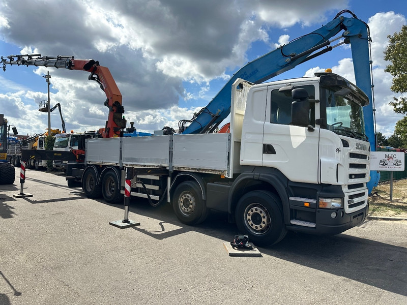 Scania R420 8x4 + CRANE PALFINGER PK44002 F (7x) + Rotator - 6m50 platform - Manual - - משאית צד נופל/ שטוחה, משאית מנוף: תמונה 2 Scania R420 8x4 + CRANE PALFINGER PK44002 F (7x) + Rotator - 6m50 platform - Manual - - משאית צד נופל/ שטוחה, משאית מנוף: תמונה 2