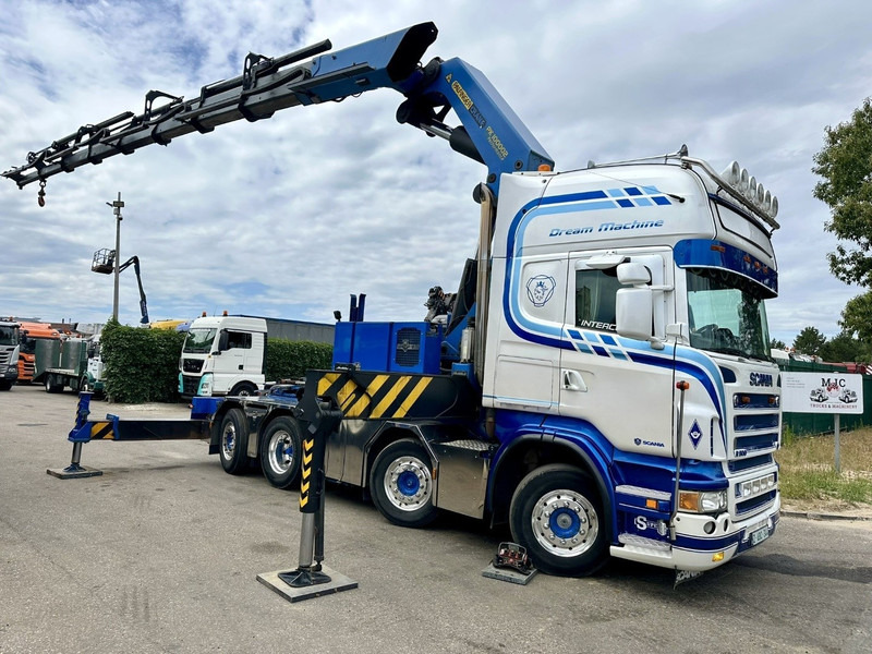 Scania R500 8x2 + CRANE 100Tm! PALFINGER PK100002 G 8x + 1 ME - RETARDER - ALCOA DURA BRIGHT - LIFT + STEERING - 5/6 HYDR F - TÜV 05/2026 - TOP CONDITION - משאית מנוף: תמונה 1 Scania R500 8x2 + CRANE 100Tm! PALFINGER PK100002 G 8x + 1 ME - RETARDER - ALCOA DURA BRIGHT - LIFT + STEERING - 5/6 HYDR F - TÜV 05/2026 - TOP CONDITION - משאית מנוף: תמונה 1
