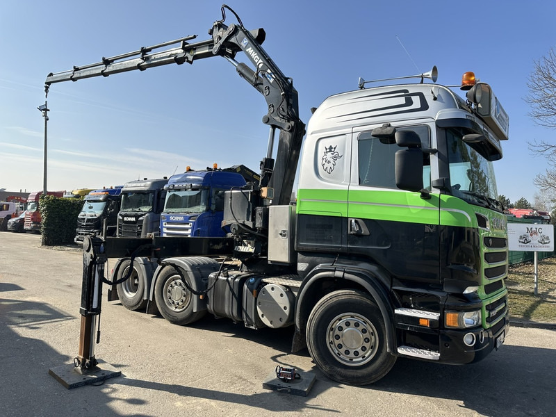 Scania R500 V8 6x2 TRACTOR + CRANE MKG HLK 231 HP (23tm) - 4x HYDR - RADIO - RETARDER - MANUAL - LIFT + STEERING AXLE - יחידת טרקטור: תמונה 2 Scania R500 V8 6x2 TRACTOR + CRANE MKG HLK 231 HP (23tm) - 4x HYDR - RADIO - RETARDER - MANUAL - LIFT + STEERING AXLE - יחידת טרקטור: תמונה 2