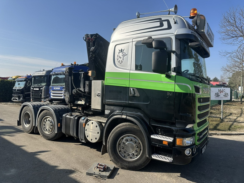 Scania R500 V8 6x2 TRACTOR + CRANE MKG HLK 231 HP (23tm) - 4x HYDR - RADIO - RETARDER - MANUAL - LIFT + STEERING AXLE - יחידת טרקטור: תמונה 1 Scania R500 V8 6x2 TRACTOR + CRANE MKG HLK 231 HP (23tm) - 4x HYDR - RADIO - RETARDER - MANUAL - LIFT + STEERING AXLE - יחידת טרקטור: תמונה 1