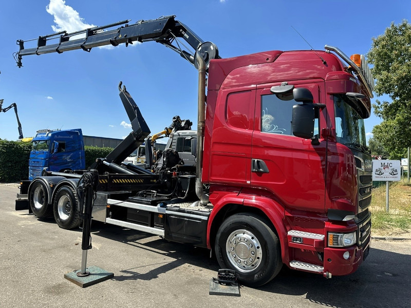 Scania R580 6X2 V8 HOOKLIFT + CRANE HIAB 211 E-4 HIPRO - ROTATOR - RETARDER - ALCOA ALU - RADIO - NL TRUCK - משאית הרמת וו, משאית מנוף: תמונה 1 Scania R580 6X2 V8 HOOKLIFT + CRANE HIAB 211 E-4 HIPRO - ROTATOR - RETARDER - ALCOA ALU - RADIO - NL TRUCK - משאית הרמת וו, משאית מנוף: תמונה 1