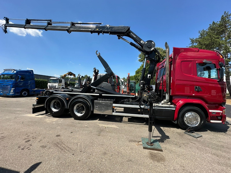 Scania R580 6X2 V8 HOOKLIFT + CRANE HIAB 211 E-4 HIPRO - ROTATOR - RETARDER - ALCOA ALU - RADIO - NL TRUCK - משאית הרמת וו, משאית מנוף: תמונה 4 Scania R580 6X2 V8 HOOKLIFT + CRANE HIAB 211 E-4 HIPRO - ROTATOR - RETARDER - ALCOA ALU - RADIO - NL TRUCK - משאית הרמת וו, משאית מנוף: תמונה 4