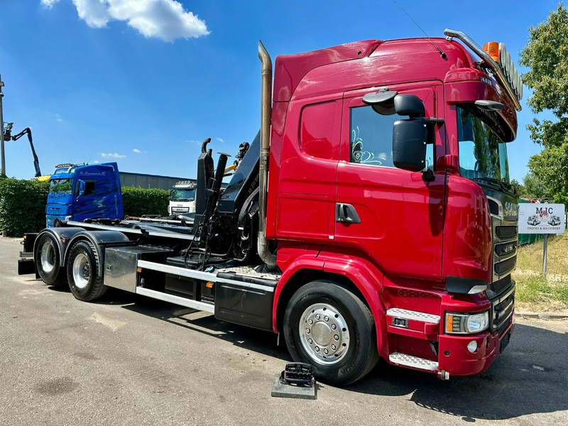 Scania R580 6X2 V8 HOOKLIFT + CRANE HIAB 211 E-4 HIPRO - ROTATOR - RETARDER - ALCOA ALU - RADIO - NL TRUCK - משאית הרמת וו, משאית מנוף: תמונה 2 Scania R580 6X2 V8 HOOKLIFT + CRANE HIAB 211 E-4 HIPRO - ROTATOR - RETARDER - ALCOA ALU - RADIO - NL TRUCK - משאית הרמת וו, משאית מנוף: תמונה 2