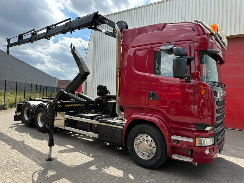 Scania R580 6X2 V8 HOOKLIFT + CRANE HIAB 211 E-4 HIPRO - ROTATOR - RETARDER - RADIO - NL TRUCK - משאית הרמת וו, משאית מנוף: תמונה 1 Scania R580 6X2 V8 HOOKLIFT + CRANE HIAB 211 E-4 HIPRO - ROTATOR - RETARDER - RADIO - NL TRUCK - משאית הרמת וו, משאית מנוף: תמונה 1