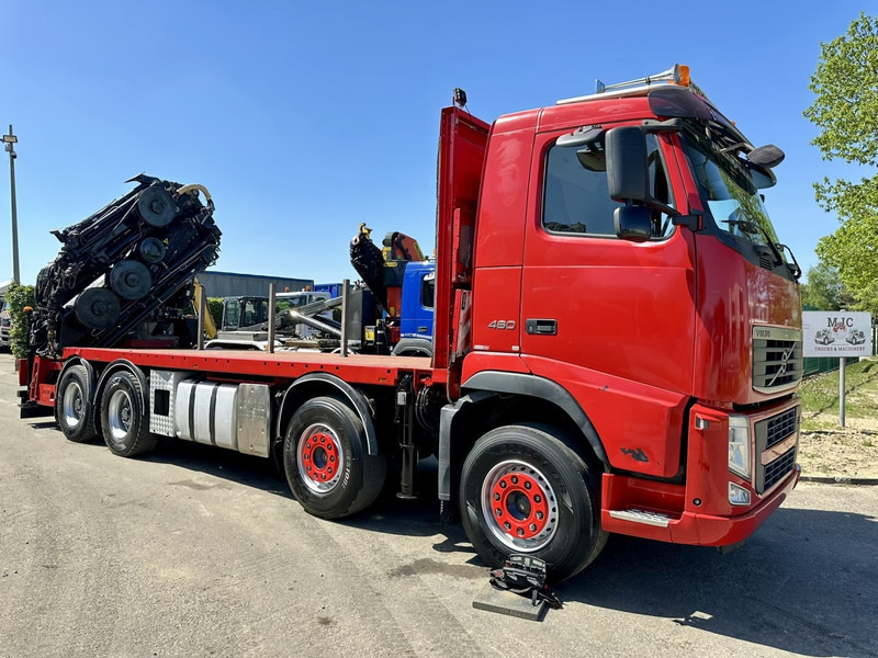 Volvo FH 460 8X4 +(27m!) CRANE HIAB 700 E-6 HIPRO + FLYJIB 165X-4 - ROTATOR - *487.000km* - E5 - BE TRUCK 2011 - משאית צד נופל/ שטוחה, משאית מנוף: תמונה 1 Volvo FH 460 8X4 +(27m!) CRANE HIAB 700 E-6 HIPRO + FLYJIB 165X-4 - ROTATOR - *487.000km* - E5 - BE TRUCK 2011 - משאית צד נופל/ שטוחה, משאית מנוף: תמונה 1