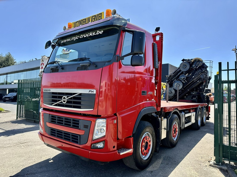 Volvo FH 460 8X4 +(27m!) CRANE HIAB 700 E-6 HIPRO + FLYJIB 165X-4 - ROTATOR - *487.000km* - E5 - BE TRUCK 2011 - משאית צד נופל/ שטוחה, משאית מנוף: תמונה 4 Volvo FH 460 8X4 +(27m!) CRANE HIAB 700 E-6 HIPRO + FLYJIB 165X-4 - ROTATOR - *487.000km* - E5 - BE TRUCK 2011 - משאית צד נופל/ שטוחה, משאית מנוף: תמונה 4