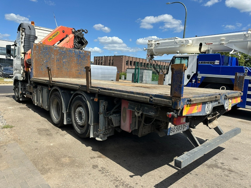 משאית צד נופל/ שטוחה, משאית מנוף Volvo FH 500 6X2 PRITSCHE + KRAN PALFINGER PK50002 E 5x - RETARDER - PLATFORM 6m20 - TWISTLOCKS 20' - 561.000km - EURO 5: תמונה 20