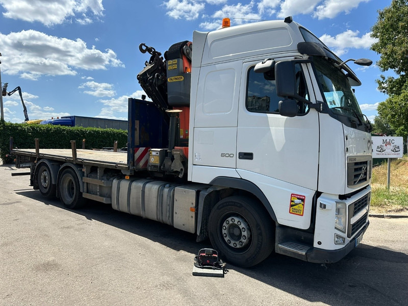 Volvo FH 500 6X2 PRITSCHE + KRAN PALFINGER PK50002 E 5x - RETARDER - PLATFORM 6m20 - TWISTLOCKS 20' - 561.000km - EURO 5 - משאית צד נופל/ שטוחה, משאית מנוף: תמונה 1 Volvo FH 500 6X2 PRITSCHE + KRAN PALFINGER PK50002 E 5x - RETARDER - PLATFORM 6m20 - TWISTLOCKS 20' - 561.000km - EURO 5 - משאית צד נופל/ שטוחה, משאית מנוף: תמונה 1