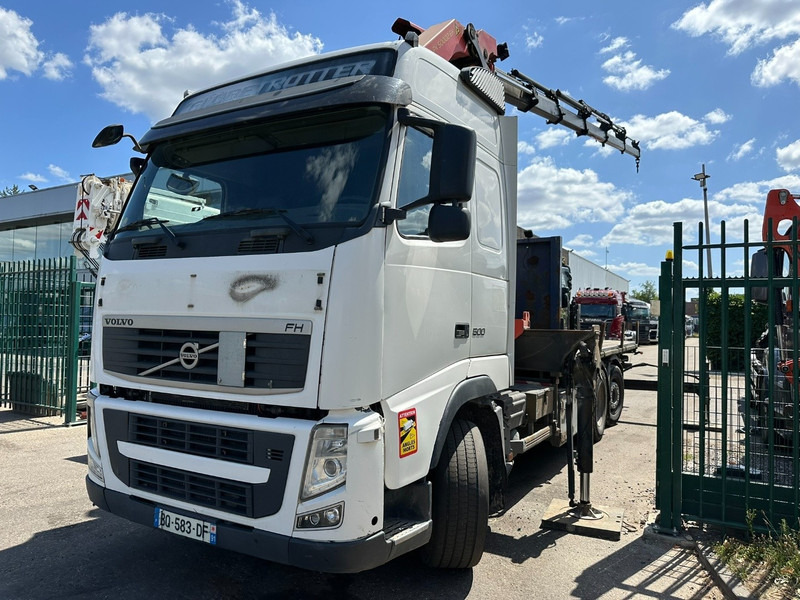 Volvo FH 500 6X2 PRITSCHE + KRAN PALFINGER PK50002 E 5x - RETARDER - PLATFORM 6m20 - TWISTLOCKS 20' - 561.000km - EURO 5 - משאית צד נופל/ שטוחה, משאית מנוף: תמונה 3 Volvo FH 500 6X2 PRITSCHE + KRAN PALFINGER PK50002 E 5x - RETARDER - PLATFORM 6m20 - TWISTLOCKS 20' - 561.000km - EURO 5 - משאית צד נופל/ שטוחה, משאית מנוף: תמונה 3