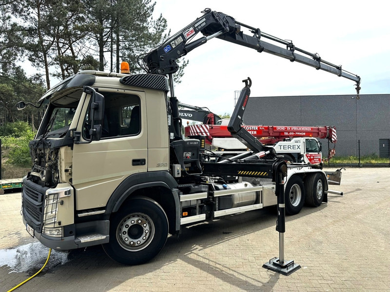 Volvo FM 370 6x2 HOOKLIFT 21T + CRANE HIAB 144 E-4 HIDUO - ENGINE / GEARBOX OK - CHASSIS OK - RUNNING + DRIVING - BE TRUCK - משאית הרמת וו, משאית מנוף: תמונה 3 Volvo FM 370 6x2 HOOKLIFT 21T + CRANE HIAB 144 E-4 HIDUO - ENGINE / GEARBOX OK - CHASSIS OK - RUNNING + DRIVING - BE TRUCK - משאית הרמת וו, משאית מנוף: תמונה 3