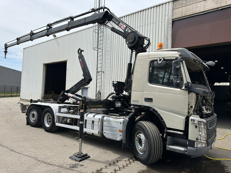 Volvo FM 370 6x2 HOOKLIFT 21T + CRANE HIAB 144 E-4 HIDUO - ENGINE / GEARBOX OK - CHASSIS OK - RUNNING + DRIVING - BE TRUCK - משאית הרמת וו, משאית מנוף: תמונה 2 Volvo FM 370 6x2 HOOKLIFT 21T + CRANE HIAB 144 E-4 HIDUO - ENGINE / GEARBOX OK - CHASSIS OK - RUNNING + DRIVING - BE TRUCK - משאית הרמת וו, משאית מנוף: תמונה 2